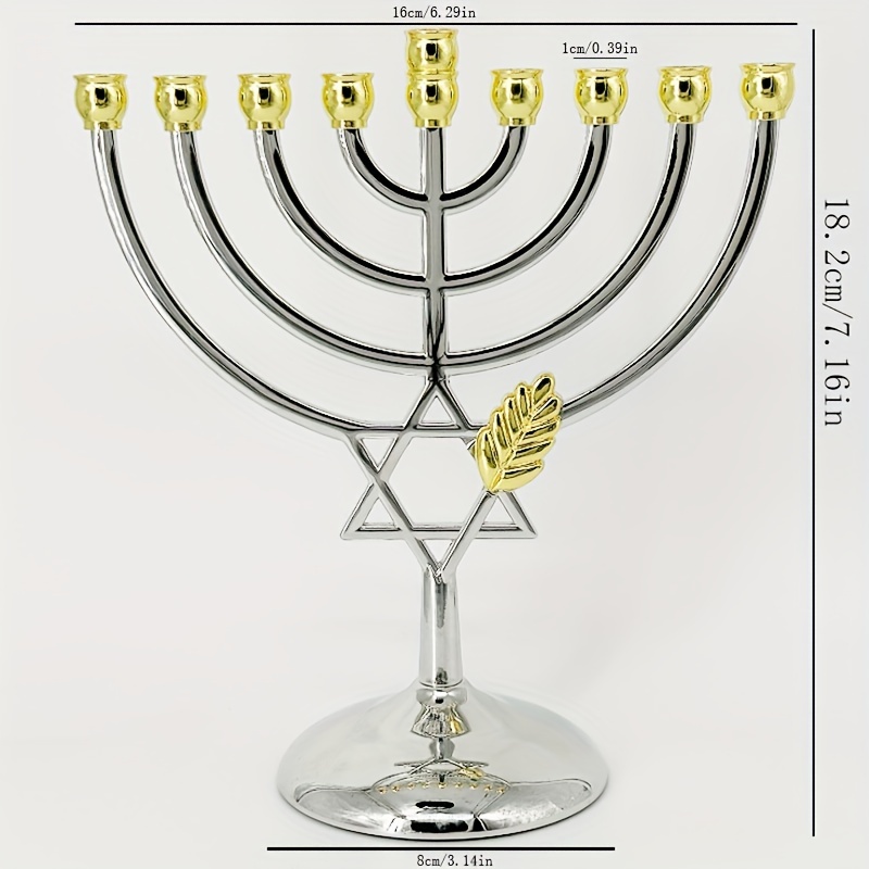 Hanukkah Menorah 9 Branch Cand - Tables 评论和价格