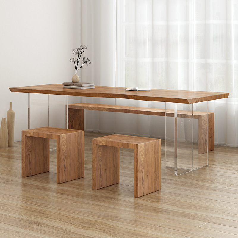 Nordic Luxury Acrylic Solid Wo - Tables 评论和价格