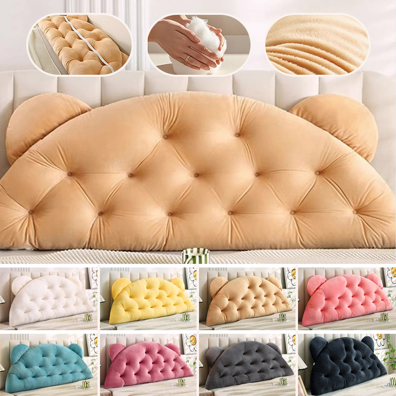 Bear Ear Headboard Backrest Cu - Headboard Cushion Backrest Tatami 评论和价格
