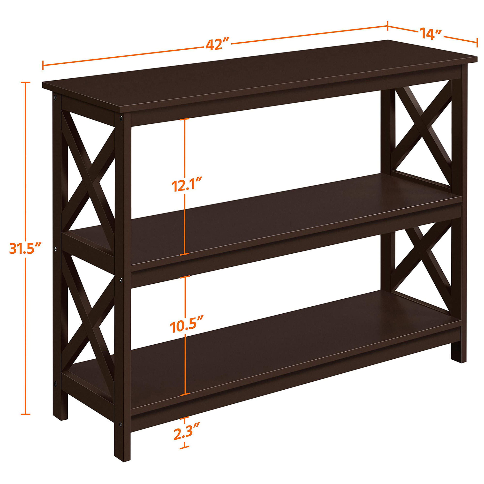 Console Table for Storage, Nar - Tables 评论和价格