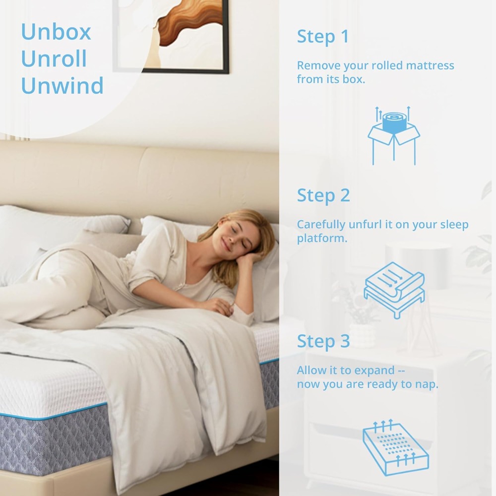 14 Inch Queen Mattress in a Bo - Memory Foam Mattress In A Box Queen 评论和价格