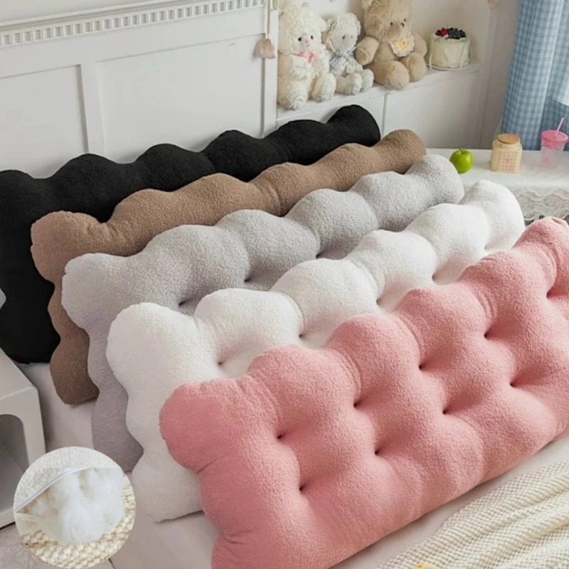 90x50x15cm Teddy Fleece Headbo - Headboard Cushion Backrest Tatami 评论和价格