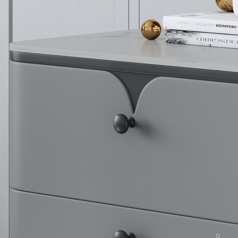 Modern Solid Wood Bedside Tabl - Solid Wood Nightstand 2 Drawers 评论和价格