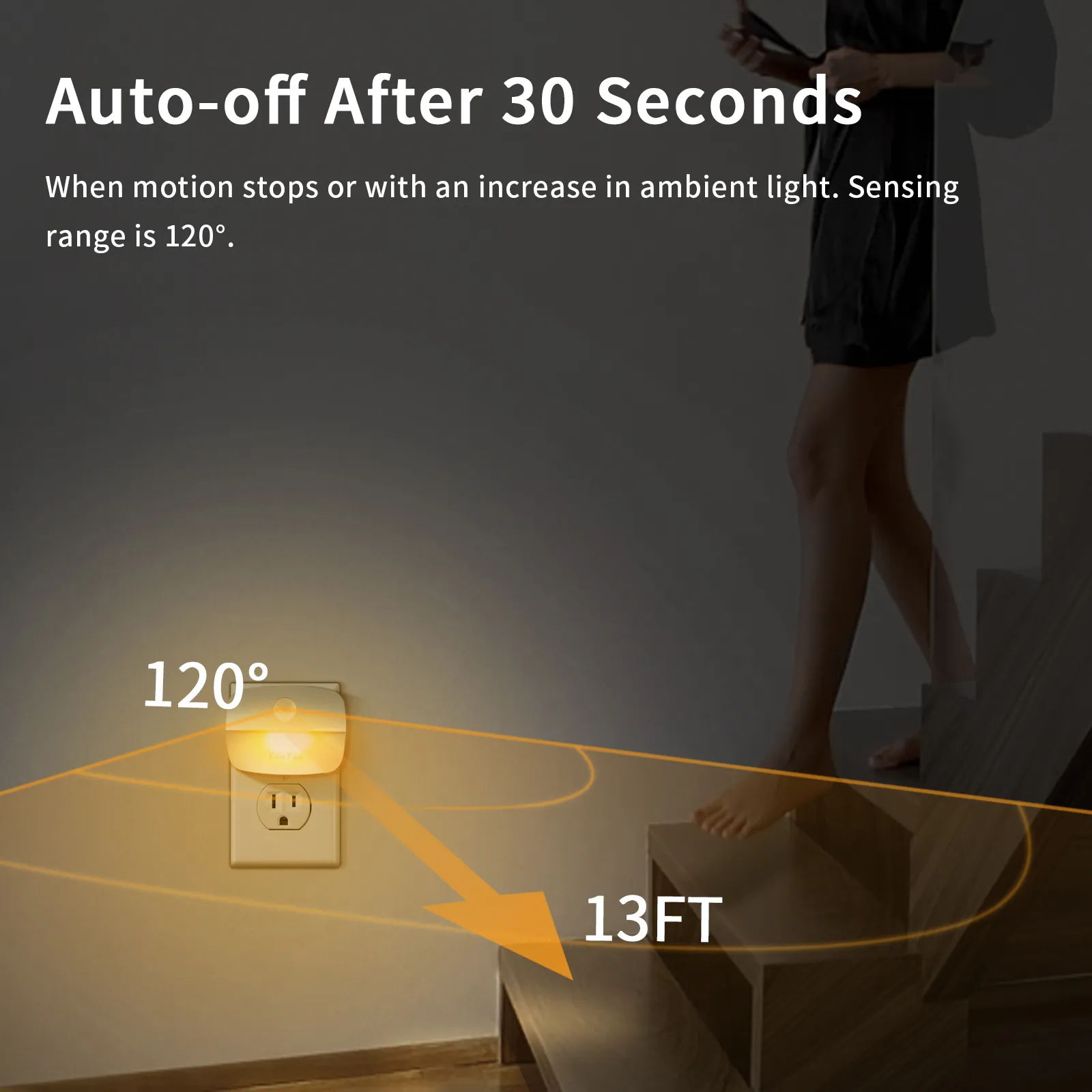 LED Night Light Motion Sensor  - Floating Nightstand With Led Light 评论和价格